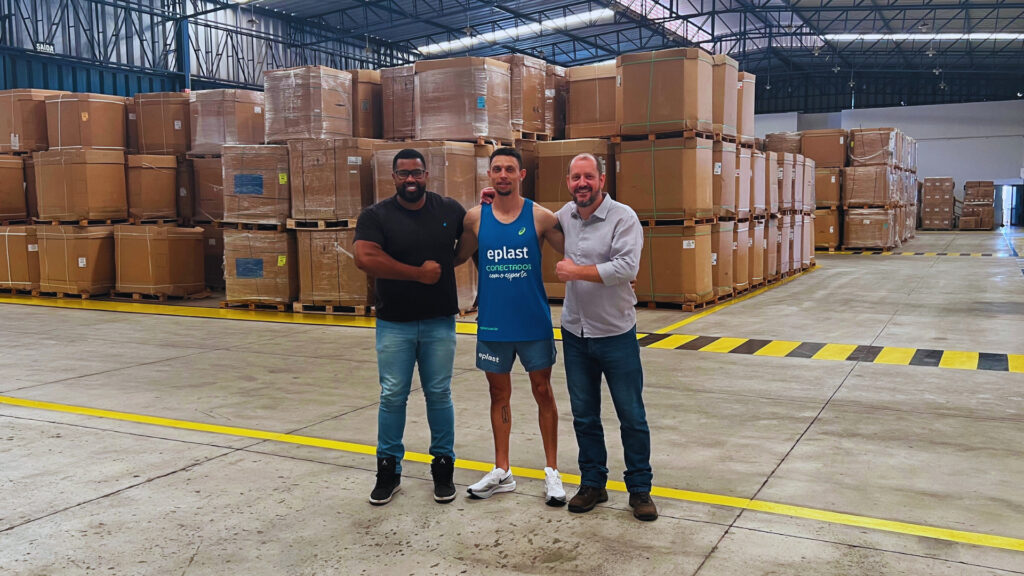 Bruno é um atleta dedicado